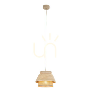 Kalum Wood Lampa Wisząca 1 Xe27 small 5