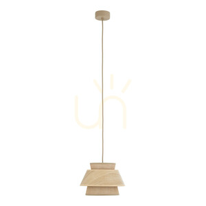 Kalum Wood Lampa Wisząca 1 Xe27 small 7