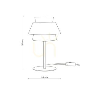 Kalum Len Lampka Nocna 1 Xe27 small 7
