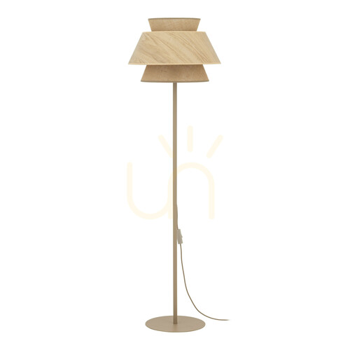 Sprawdź Kalum Wood Lampa Podłogowa 1 Xe27