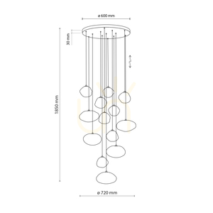 Nebia New Brown Lampa Wisząca 13 Xg9 small 11