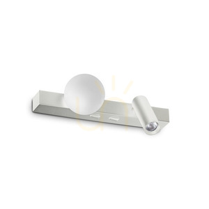 Kinkiet LED Ideallux BINOMIO biały 2x3W 336534 21,6 cm 0 Kinkiet LED Ideallux BINOMIO biały 2x3W 336534 21,6 cm small 0