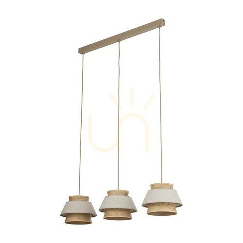 Sprawdź Kalum Len Lampa Wisząca 3 Xe27
