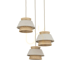 Kalum Len Lampa Wisząca 3 Xe27 Koło small 6
