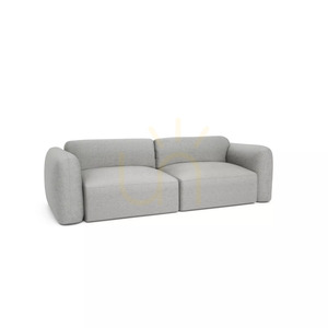 3-osobowa sofa rozkładana NORREBRO – srebrna City Sofa small 2