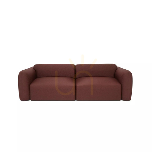 Sprawdź 3-osobowa sofa rozkładana NORREBRO – bordowa City Sofa