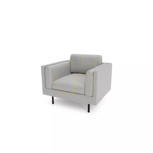 Fotel CHELSEA – srebrny City Sofa small 3