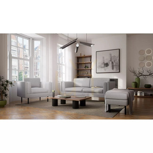 Fotel CHELSEA – srebrny City Sofa small 5