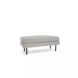 Ławka CHELSEA – srebrna City Sofa small 2