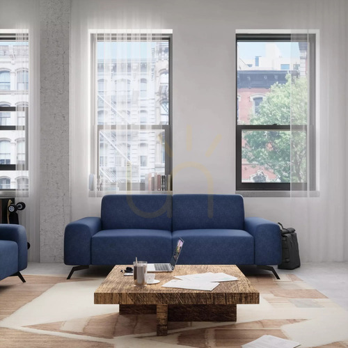 Sprawdź Sofa dwuosobowa SOHO – ciemnoniebieska City Sofa