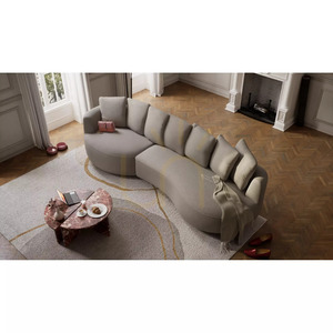 4-osobowa sofa narożna BELLEVILLE – kolor taupe City Sofa small 5
