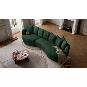 4-osobowa sofa narożna BELLEVILLE – zielona City Sofa small 5