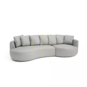 4-osobowa sofa narożna BELLEVILLE – srebrna City Sofa small 2