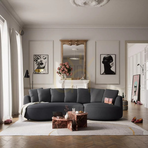 4-osobowa sofa narożna BELLEVILLE – szara City Sofa small 1