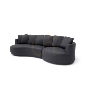 4-osobowa sofa narożna BELLEVILLE – szara City Sofa small 3