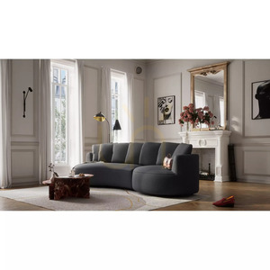 4-osobowa sofa narożna BELLEVILLE – szara City Sofa small 6