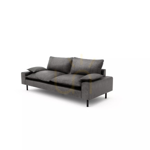 Sofa dwuosobowa AVENTINE – kolor grafitowy City Sofa small 3