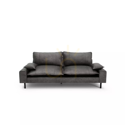Sprawdź Sofa dwuosobowa AVENTINE – kolor grafitowy City Sofa