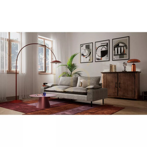 Sofa dwuosobowa AVENTINE – jasnoszara City Sofa small 6