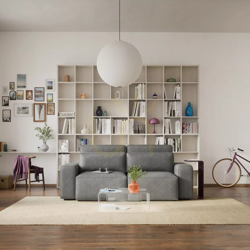 Sprawdź 3-osobowa sofa rozkładana JORDAAN – szara City Sofa