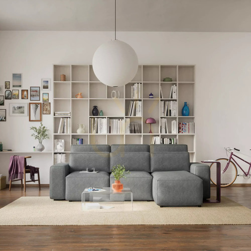 Sprawdź Uniwersalna narożna sofa rozkładana JORDAAN – szara City Sofa