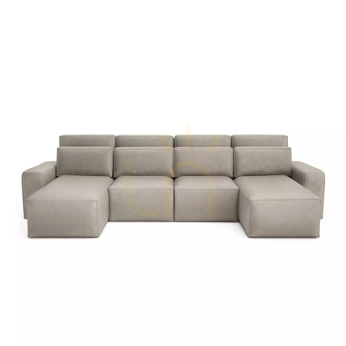 Sprawdź Narożna sofa rozkładana JORDAAN – w kształcie litery U – kremowa City Sofa