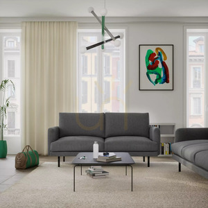Sofa trzyosobowa BRERA – ciemnoszara City Sofa small 1