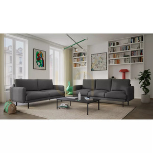 Sofa trzyosobowa BRERA – ciemnoszara City Sofa small 6