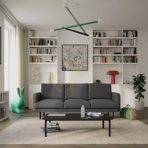 Sprawdź 4-osobowa sofa BRERA – ciemnoszara City Sofa