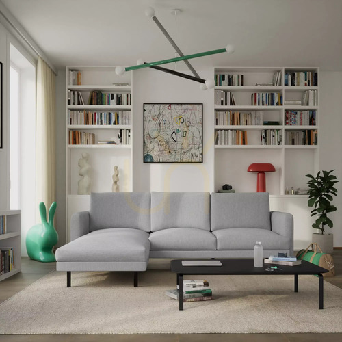 Sprawdź 4-osobowa sofa narożna BRERA – szara City Sofa