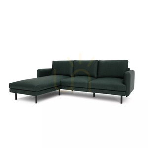 4-osobowa sofa narożna BRERA (lewa strona) – zielona City Sofa small 3