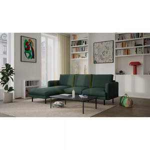 4-osobowa sofa narożna BRERA (lewa strona) – zielona City Sofa small 6