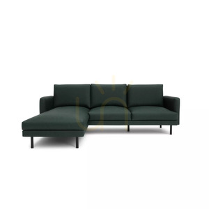 4-osobowa sofa narożna BRERA (lewa strona) – zielona City Sofa small 0
