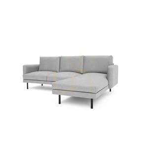 4-osobowa sofa narożna BRERA – szara City Sofa small 3