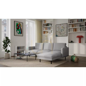 4-osobowa sofa narożna BRERA – szara City Sofa small 6