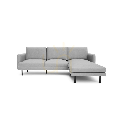 Sprawdź 4-osobowa sofa narożna BRERA – szara City Sofa