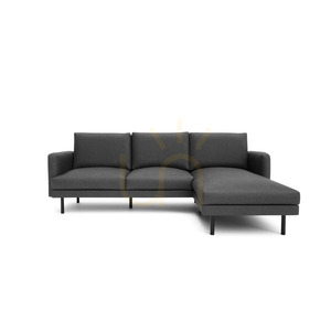 4-osobowa sofa narożna BRERA – ciemnoszara City Sofa small 0