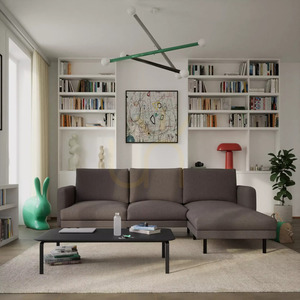 4-osobowa sofa narożna BRERA (prawa strona) – kolor taupe City Sofa small 1