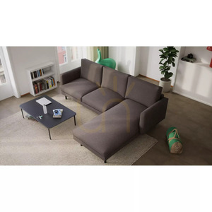 4-osobowa sofa narożna BRERA (prawa strona) – kolor taupe City Sofa small 5