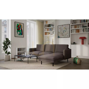 4-osobowa sofa narożna BRERA (prawa strona) – kolor taupe City Sofa small 6