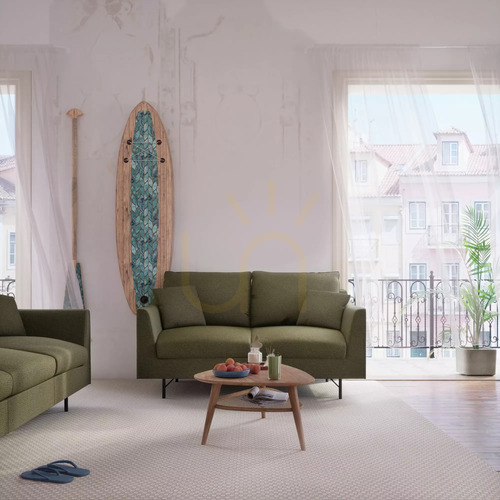 Sprawdź Sofa dwuosobowa ALFAMA – zielona City Sofa