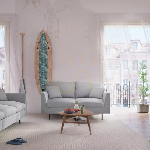 Sprawdź Sofa dwuosobowa ALFAMA – szara City Sofa