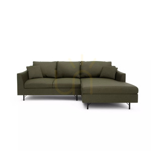 4-osobowa sofa narożna ALFAMA – zielona City Sofa small 0
