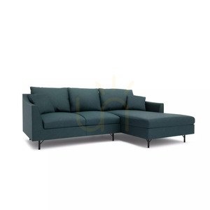 4-osobowa sofa narożna ALFAMA – ciemnoniebieska City Sofa small 2