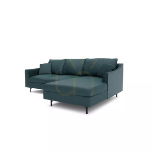 4-osobowa sofa narożna ALFAMA – ciemnoniebieska City Sofa small 3