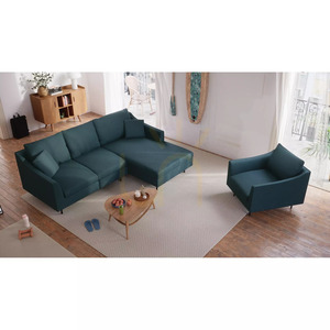 4-osobowa sofa narożna ALFAMA – ciemnoniebieska City Sofa small 5