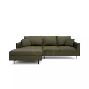 4-osobowa sofa narożna ALFAMA – zielona City Sofa small 0