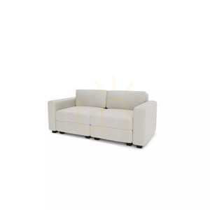 Modułowa sofa dwuosobowa GRACIA – kremowo-beżowa City Sofa small 3