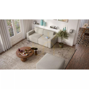 Modułowa sofa dwuosobowa GRACIA – beżowo-szara City Sofa small 5