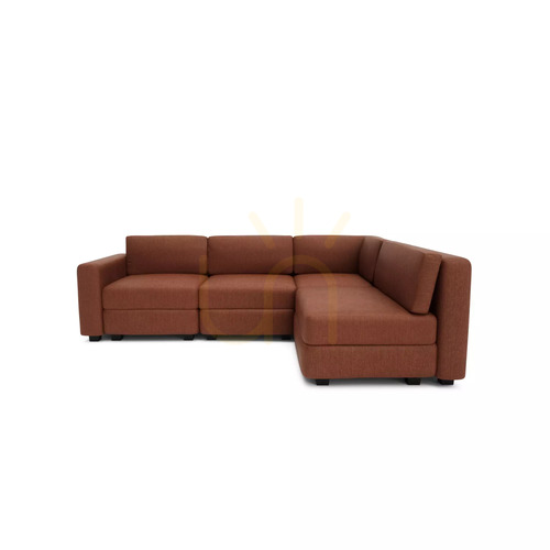 Sprawdź 4-osobowa narożna sofa modułowa GRACIA – kolor terakota City Sofa